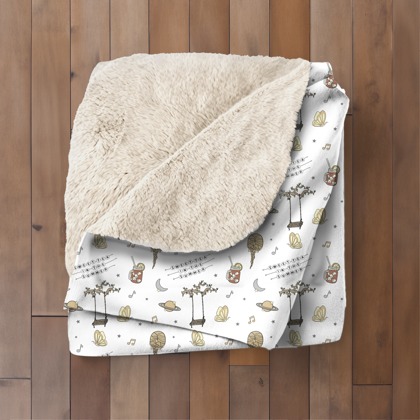 Florida!!! Sherpa Fleece Blanket