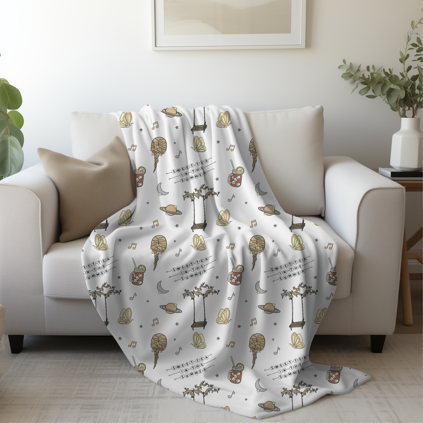 Florida!!! Sherpa Fleece Blanket