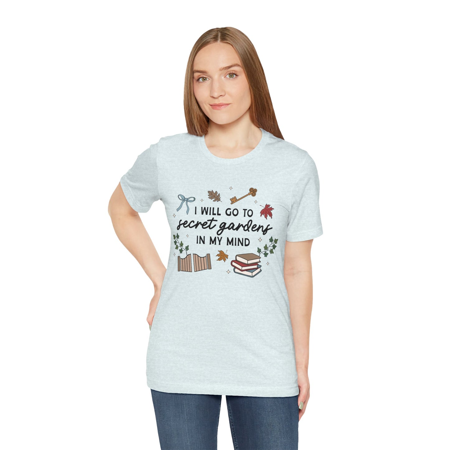 Secret Gardens In My Mind Unisex Jersey Short Sleeve Tee