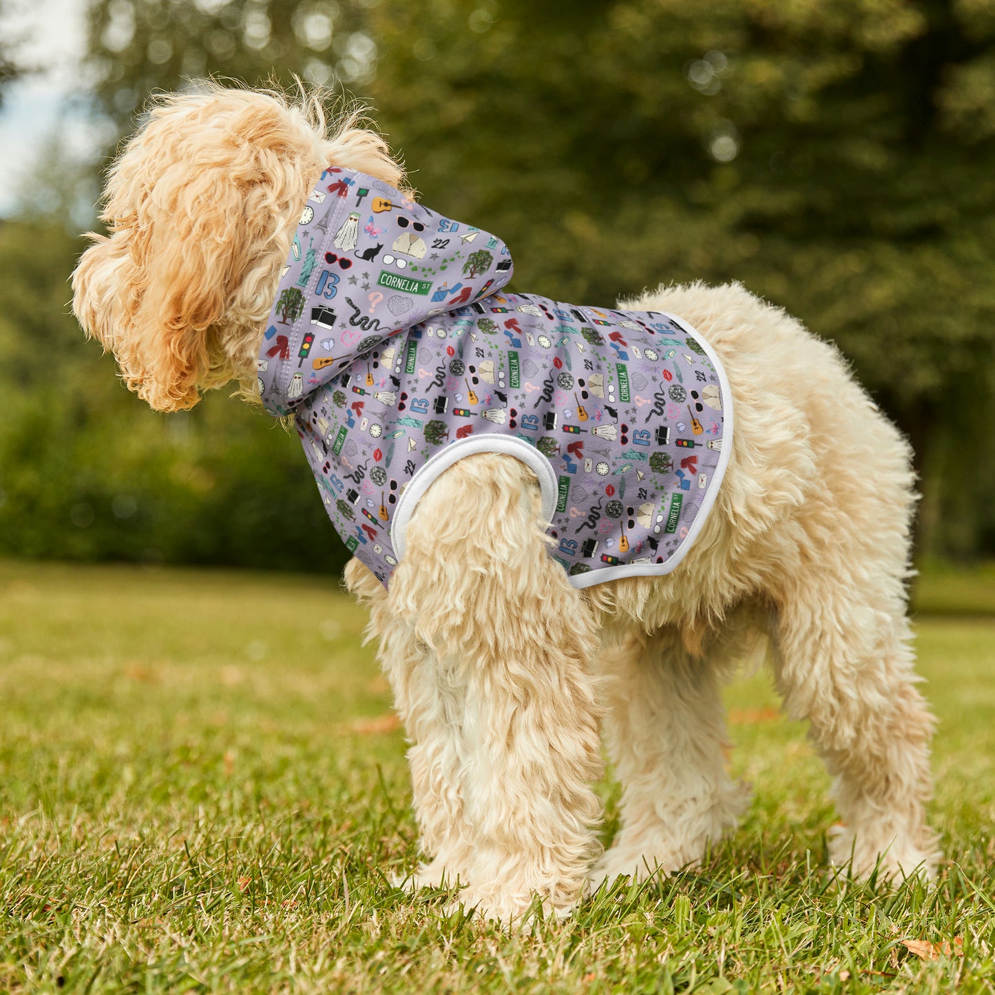 Iconic Eras Pet Hoodie - Lavender Haze