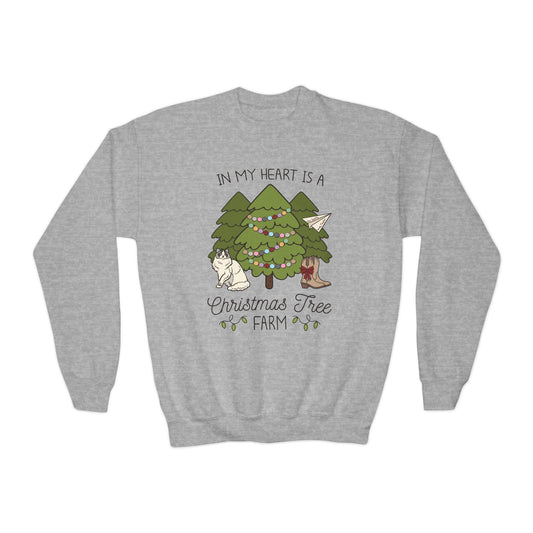 Christmas Tree Farm Youth Crewneck Sweatshirt