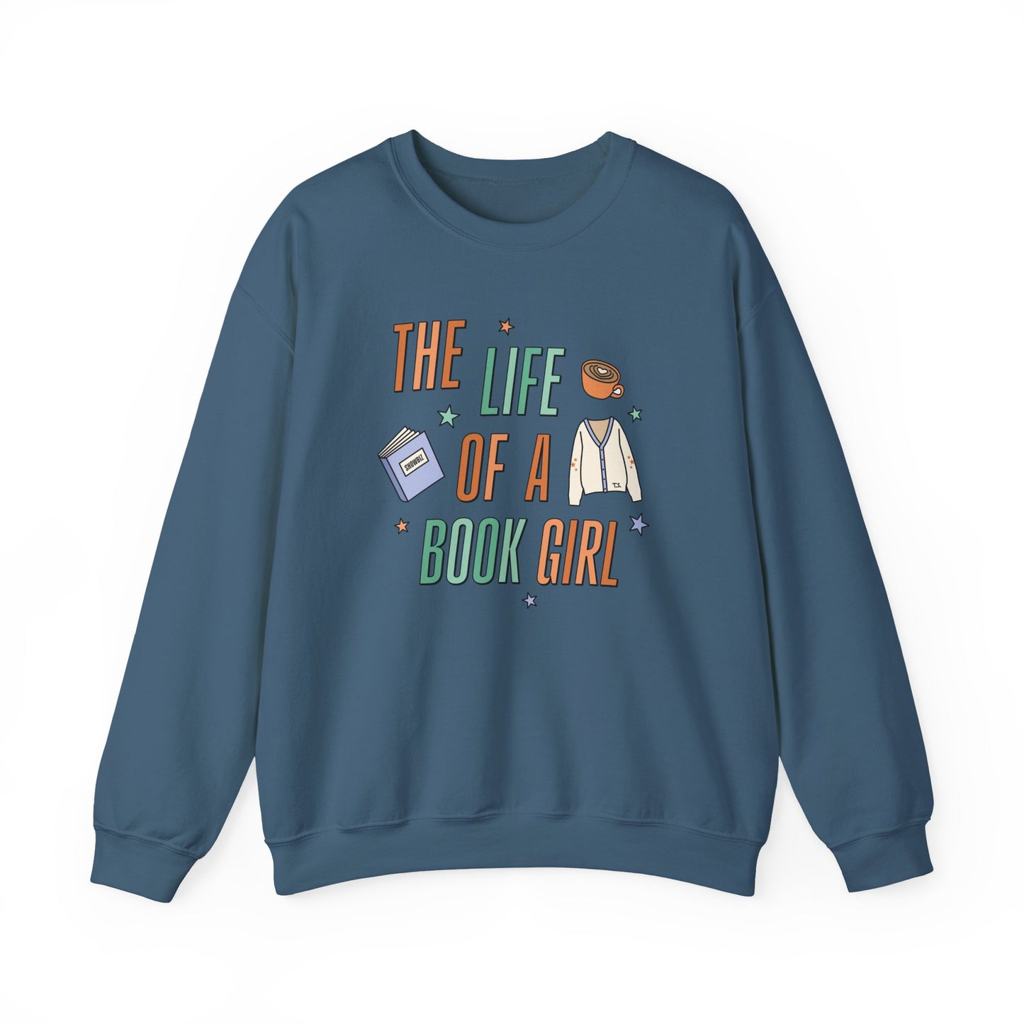 The Life of a Book Girl Soft Crewneck Sweatshirt