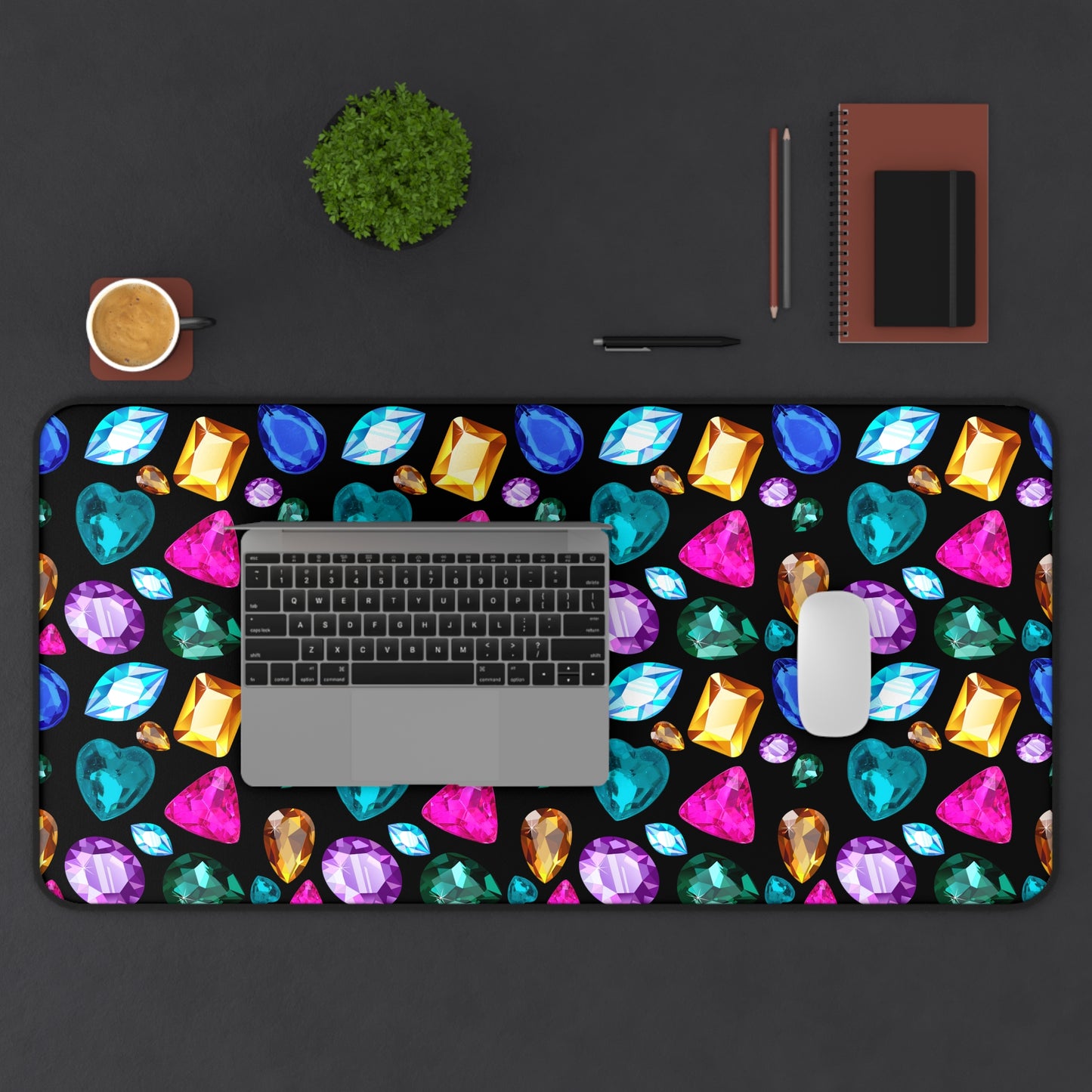 Bejeweled Desk Mat