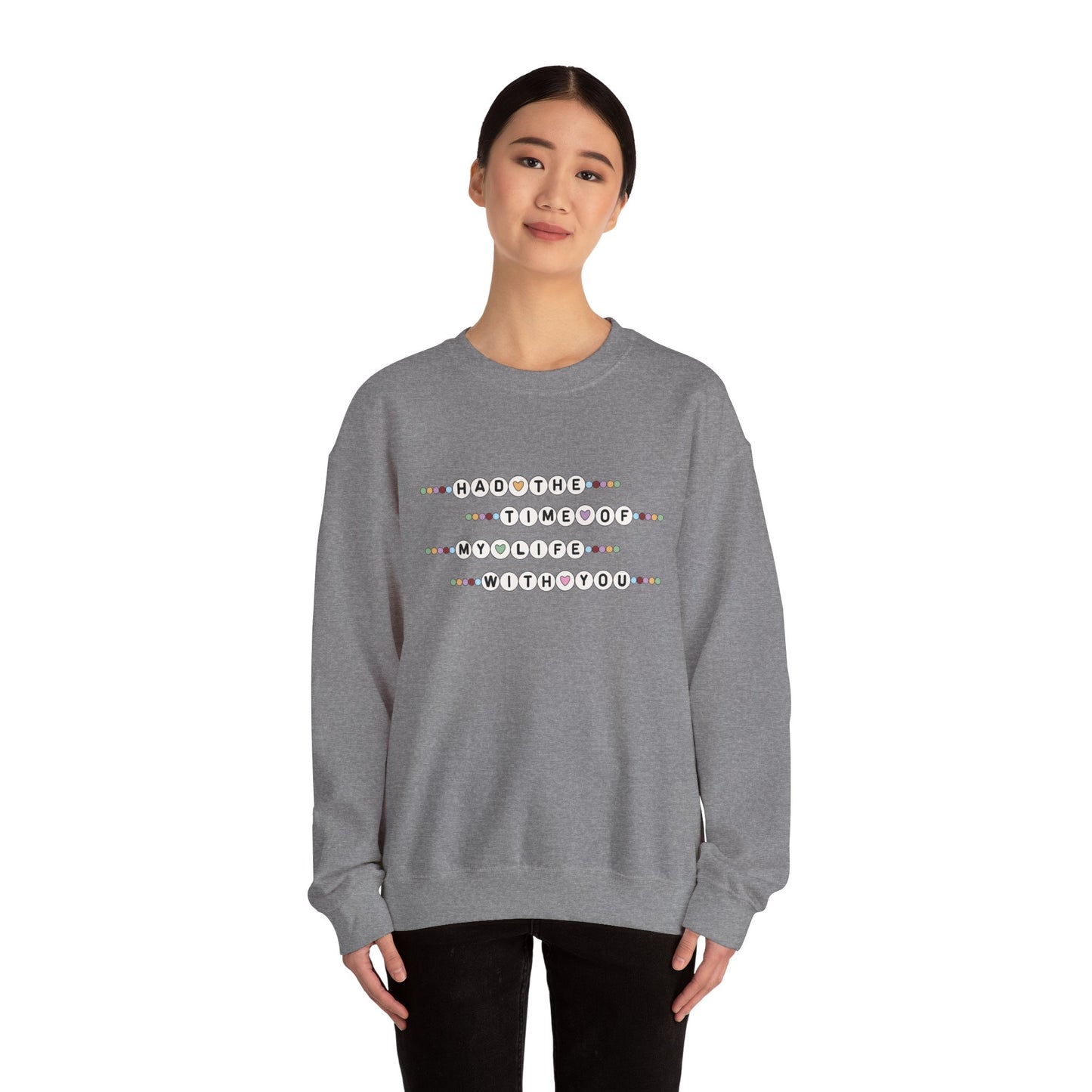 Time of My Life Friendship Bracelet Crewneck Sweatshirt