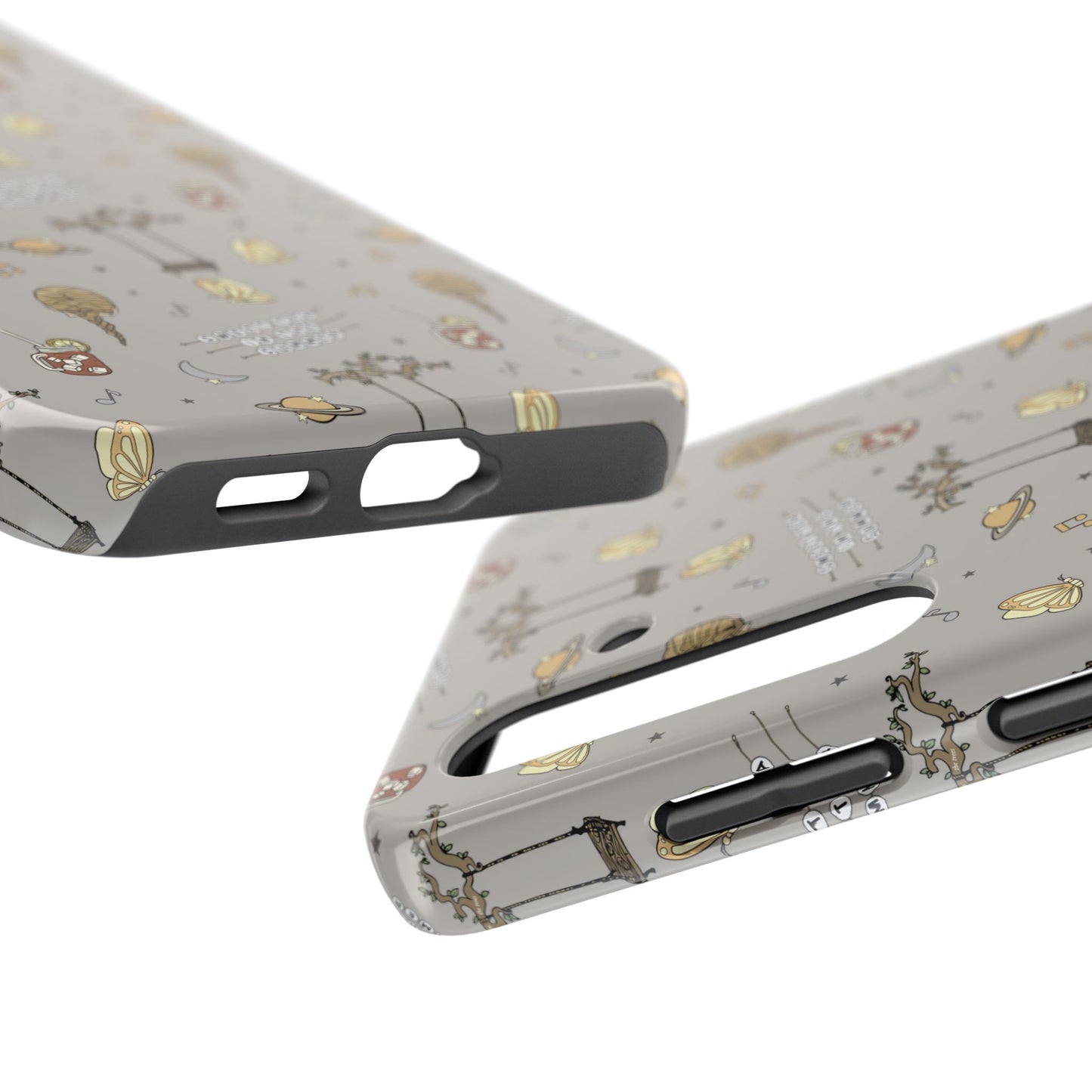 Moon and Saturn Tough Phone Case