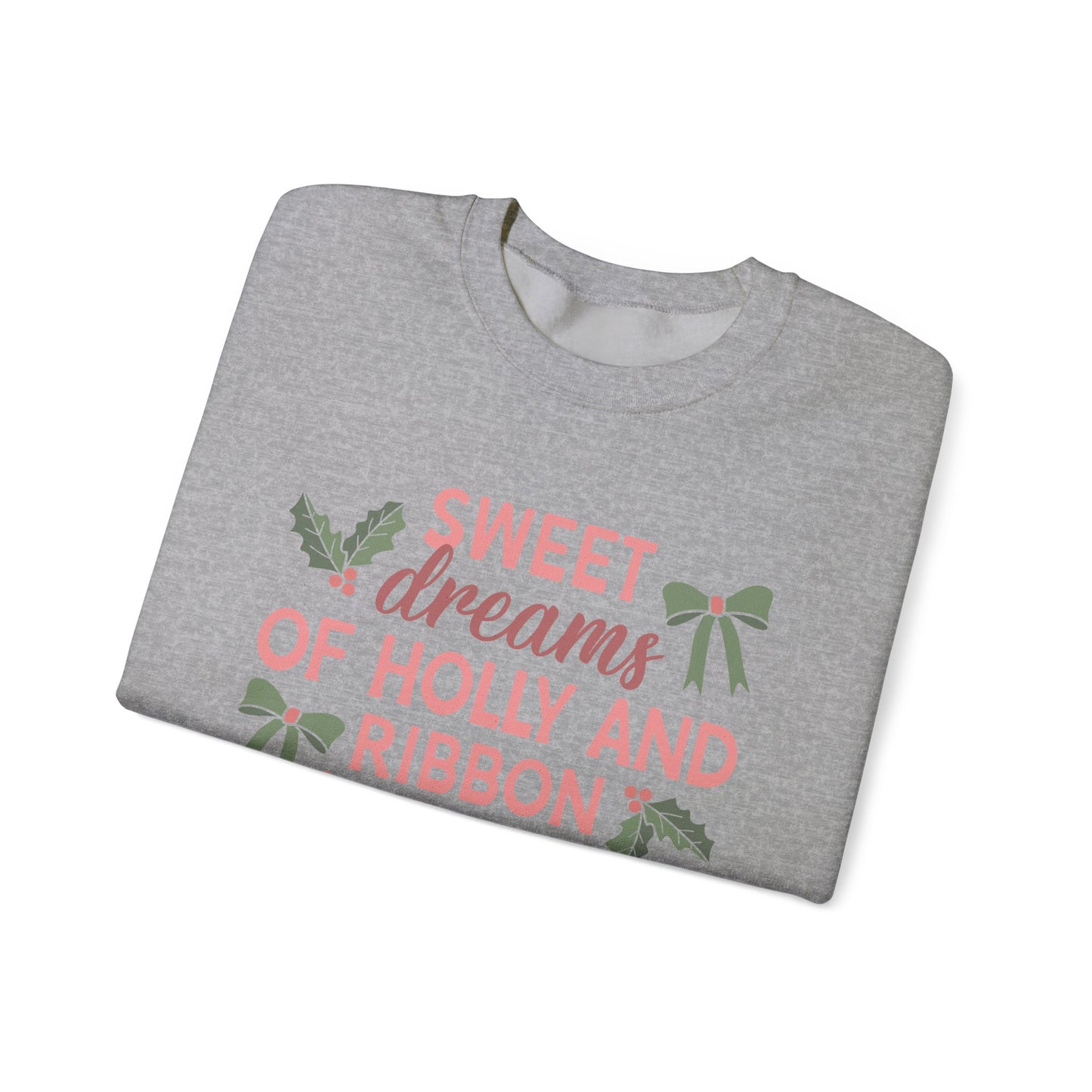 Holly and Ribbon Crewneck Sweatshirt