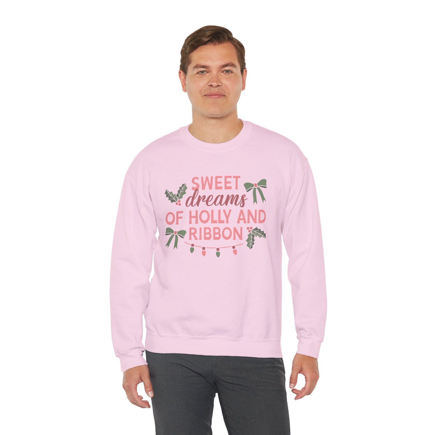 Holly and Ribbon Crewneck Sweatshirt