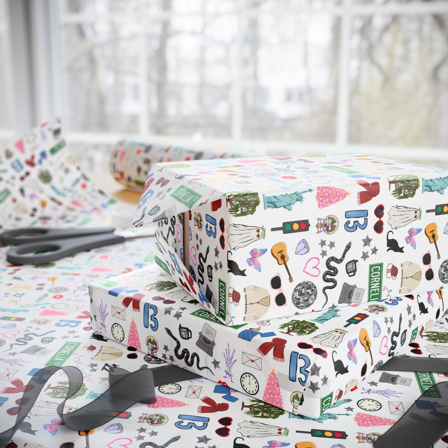 Iconic Eras (Holiday Version) Wrapping Paper