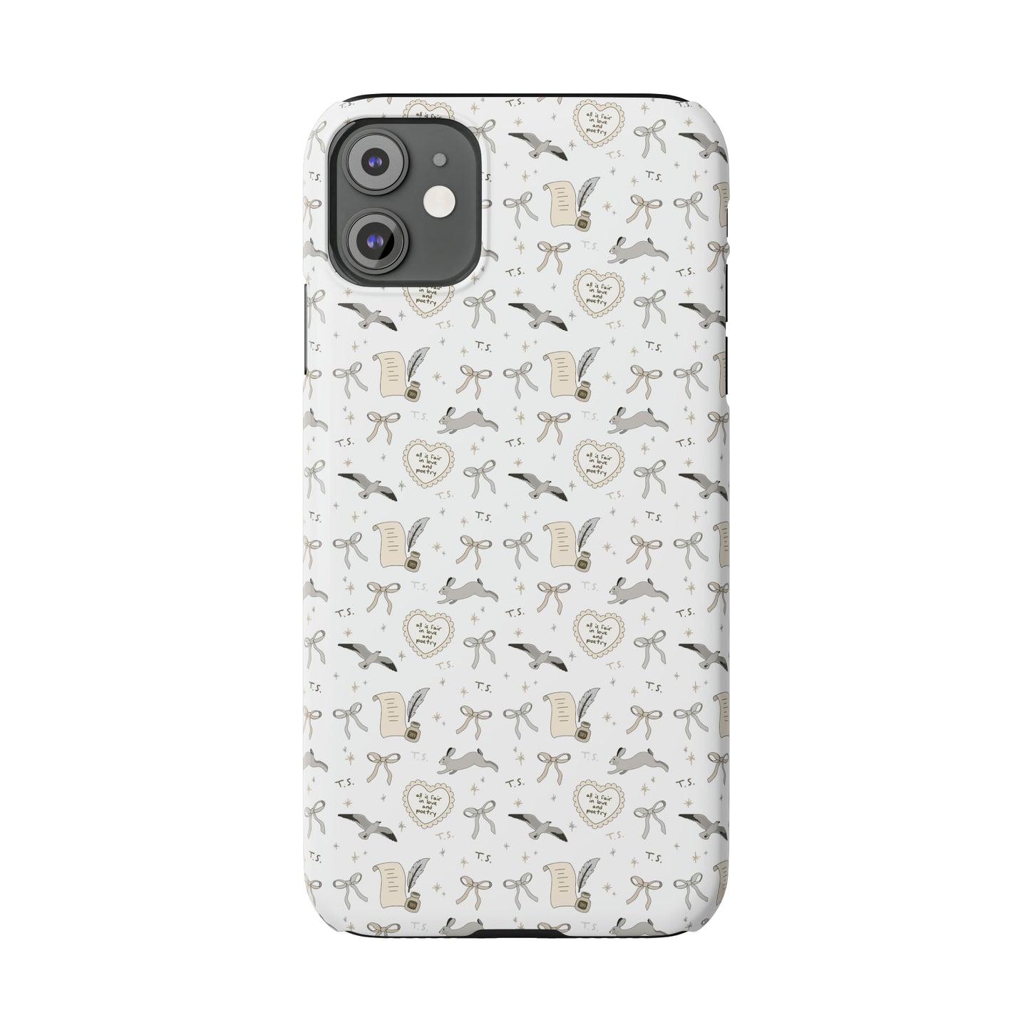 Love and Poetry Slim Phone Case