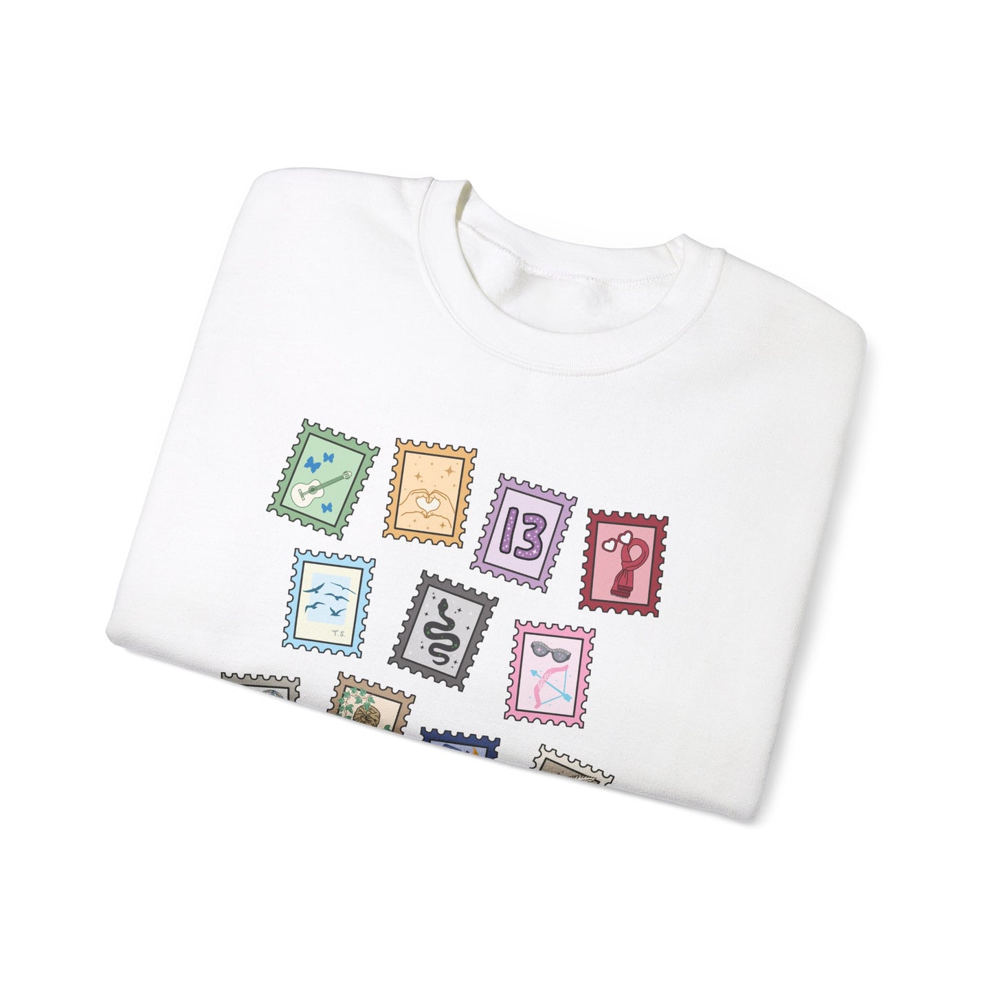 Subtle Eras Stamps Crewneck Sweatshirt