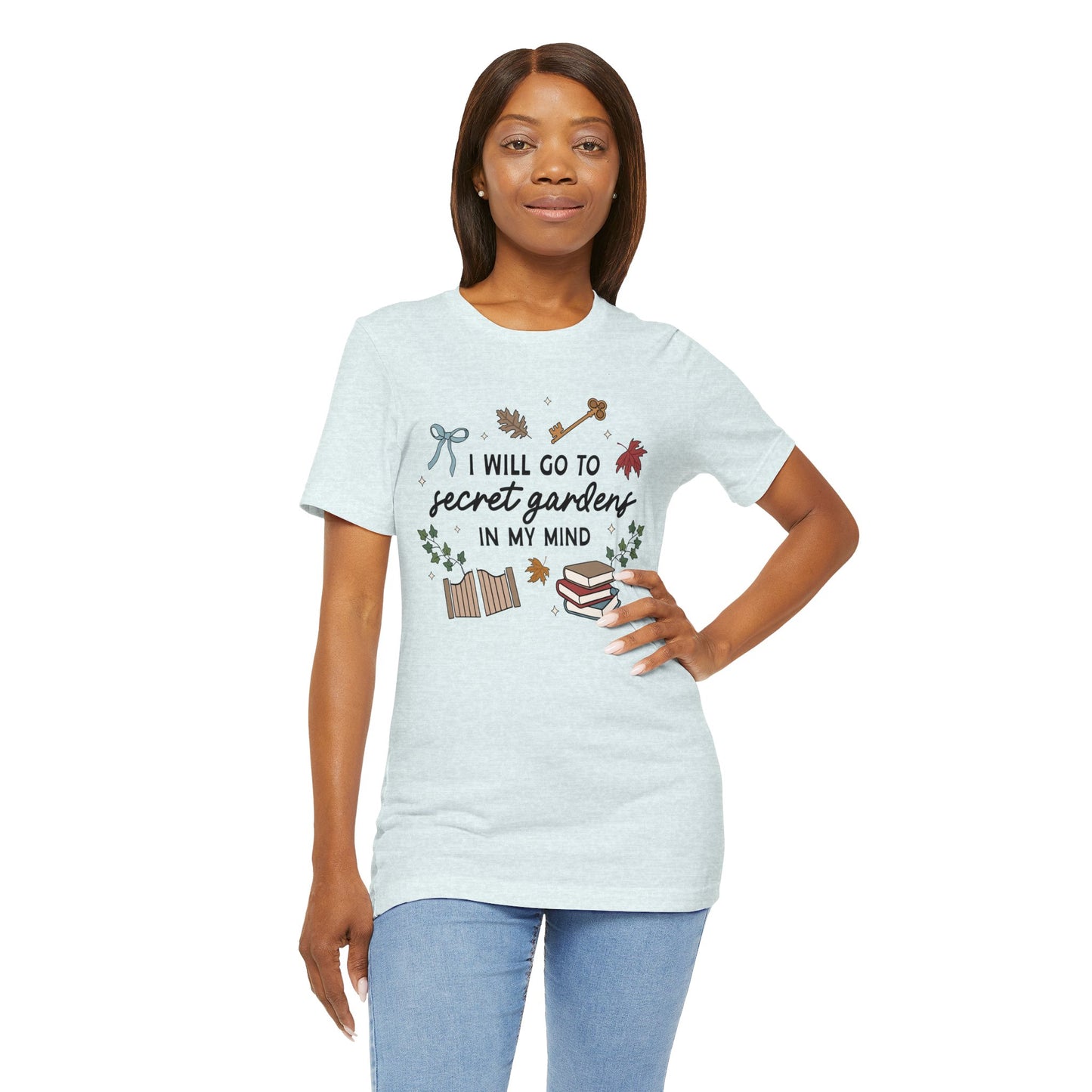 Secret Gardens In My Mind Unisex Jersey Short Sleeve Tee