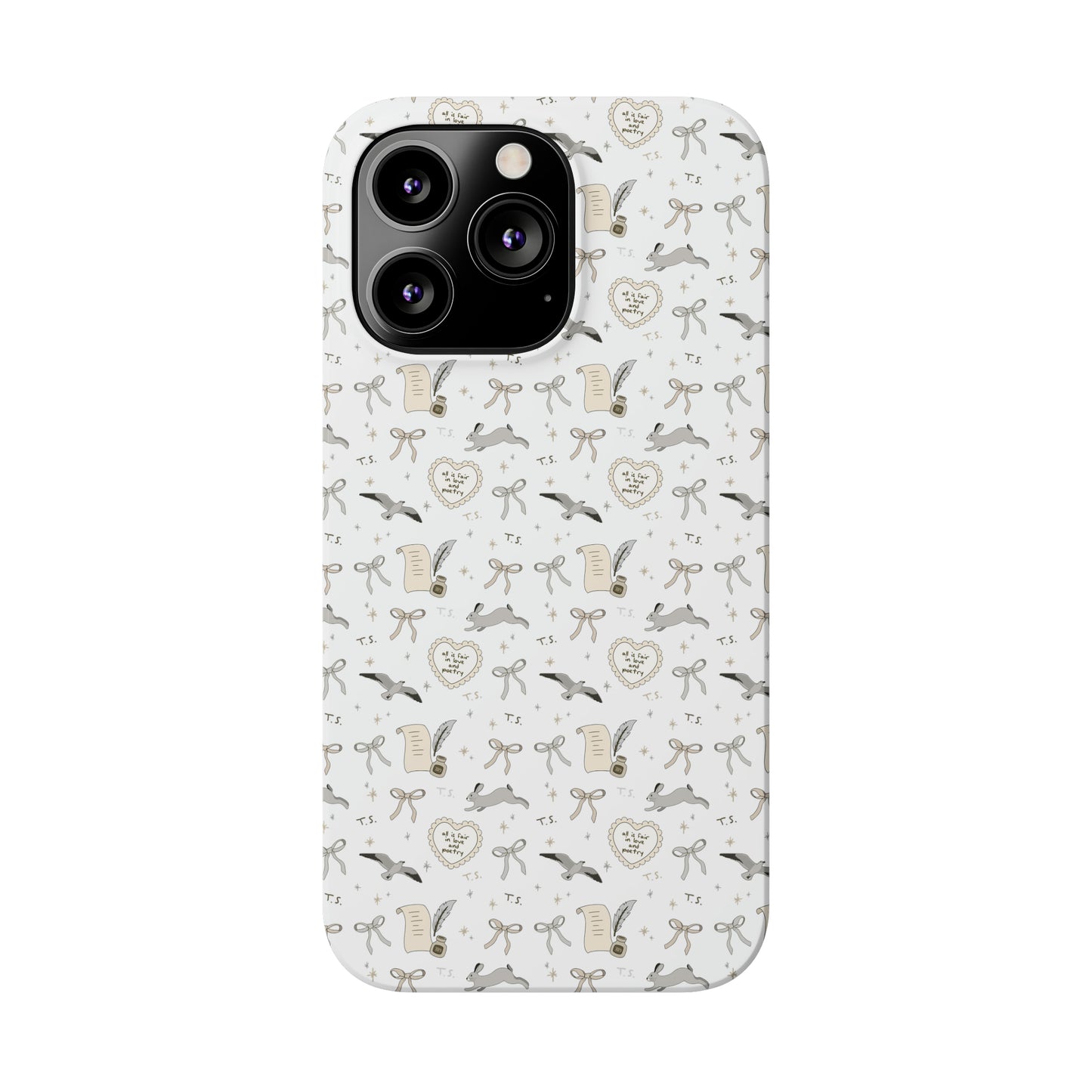 Love and Poetry Slim Phone Case