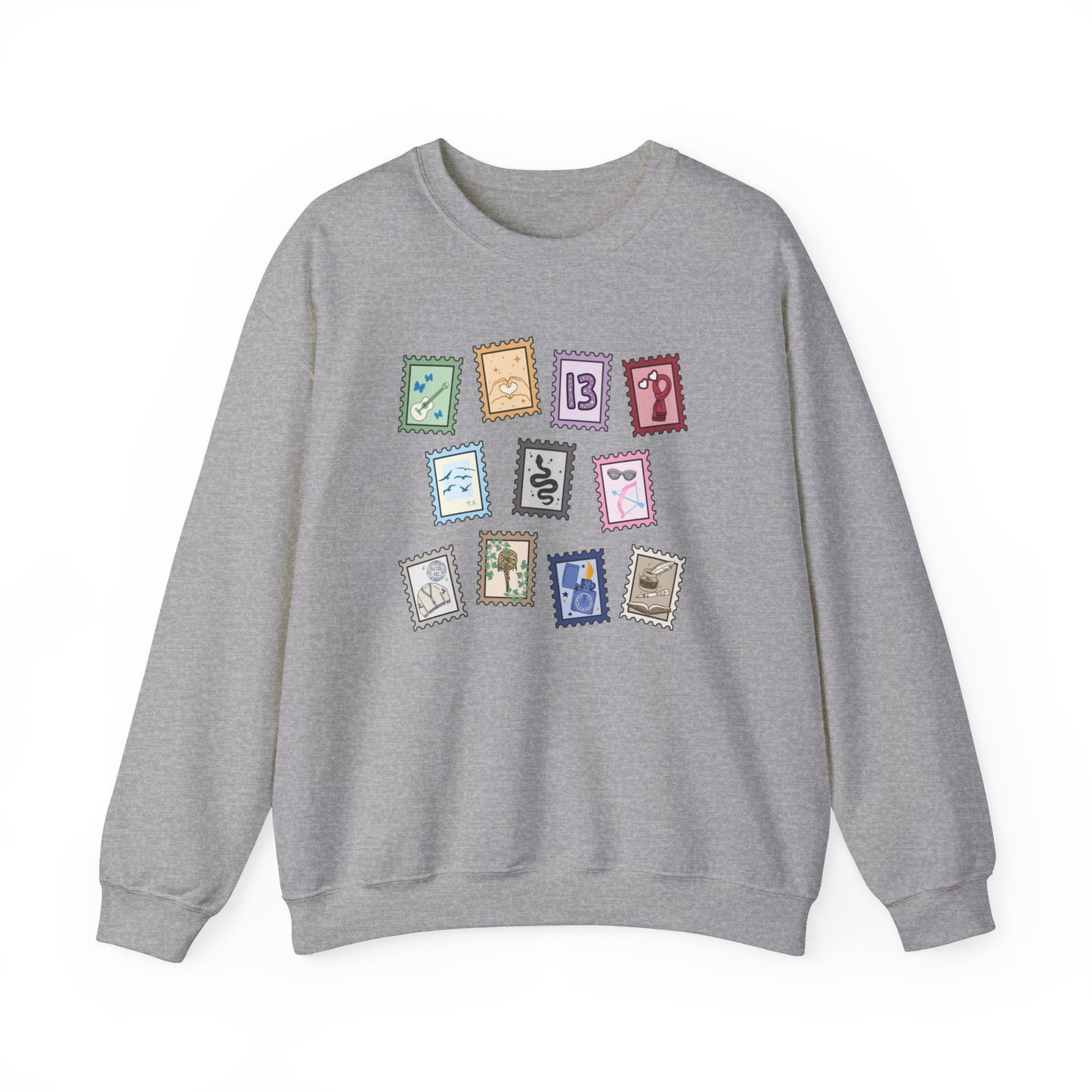 Subtle Eras Stamps Crewneck Sweatshirt