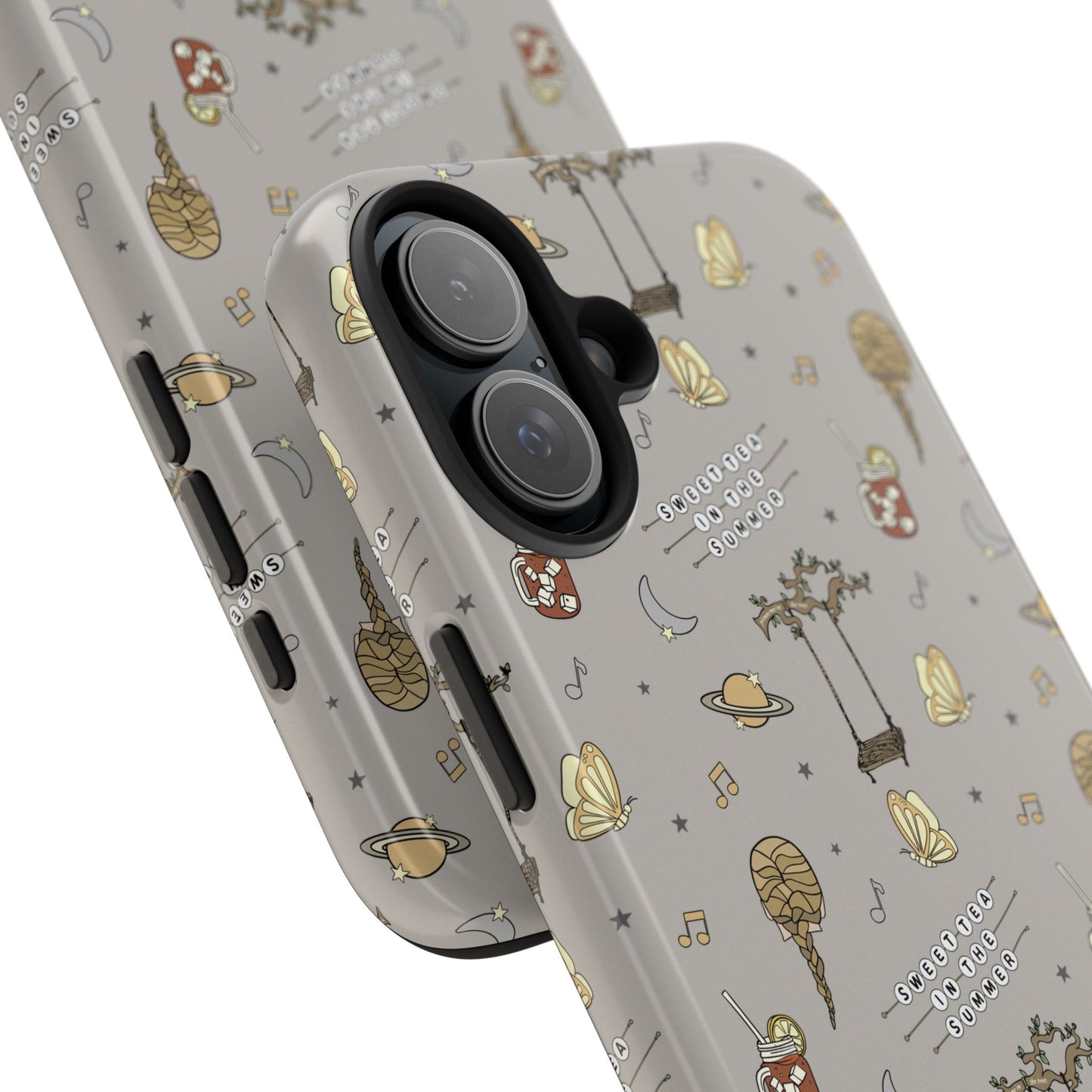 Moon and Saturn Tough Phone Case