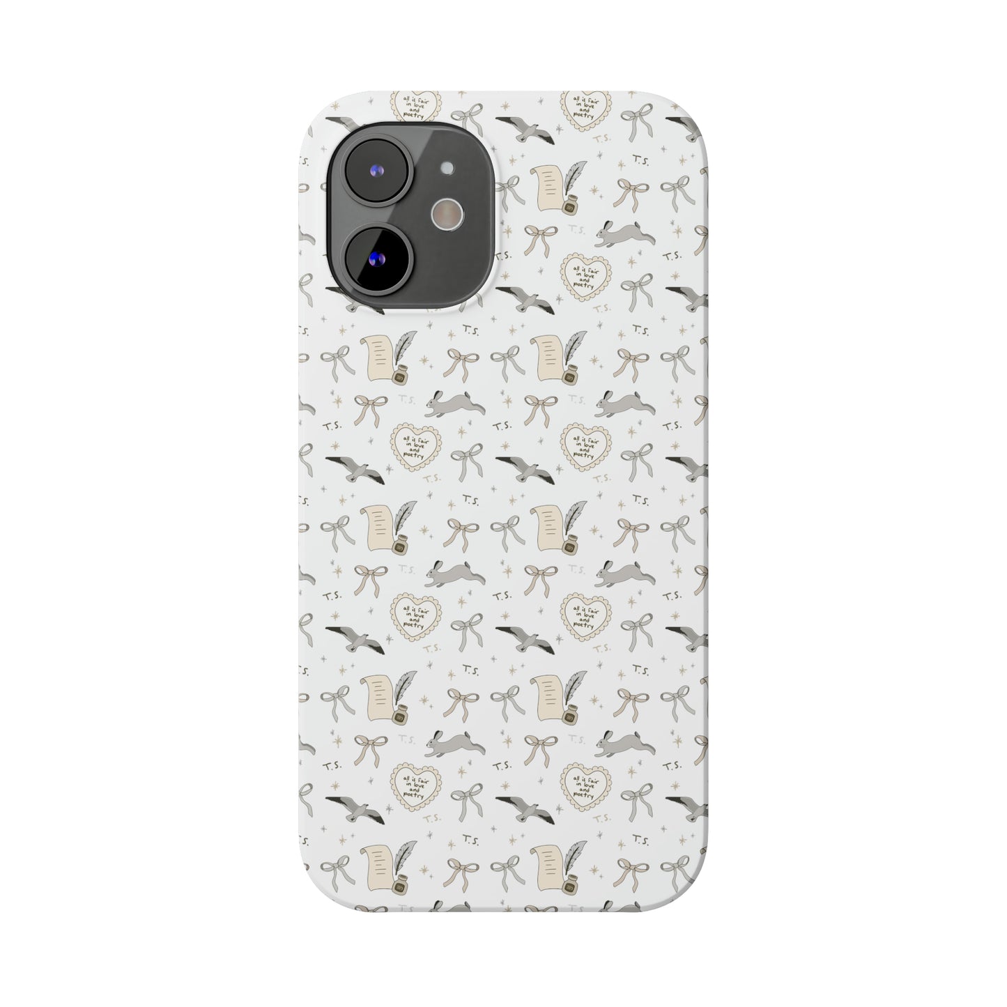 Love and Poetry Slim Phone Case