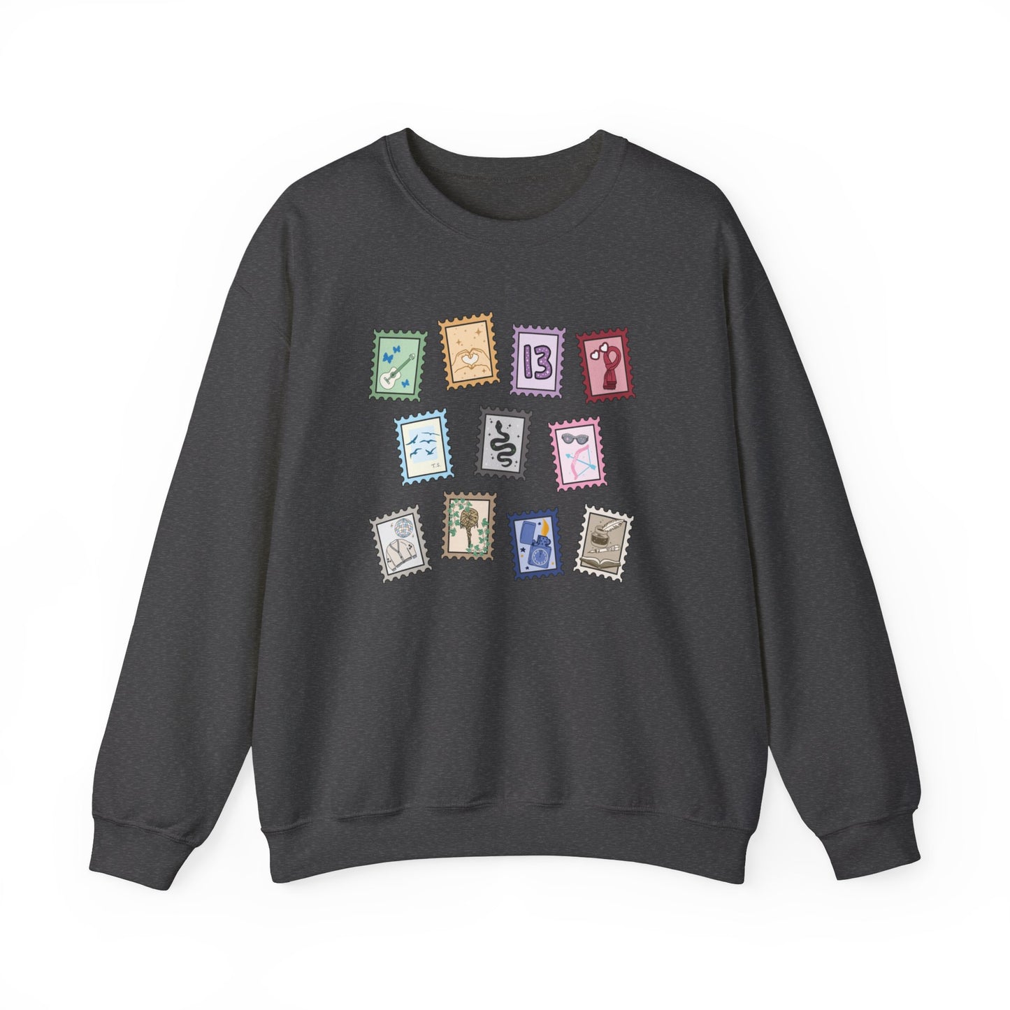 Subtle Eras Stamps Crewneck Sweatshirt