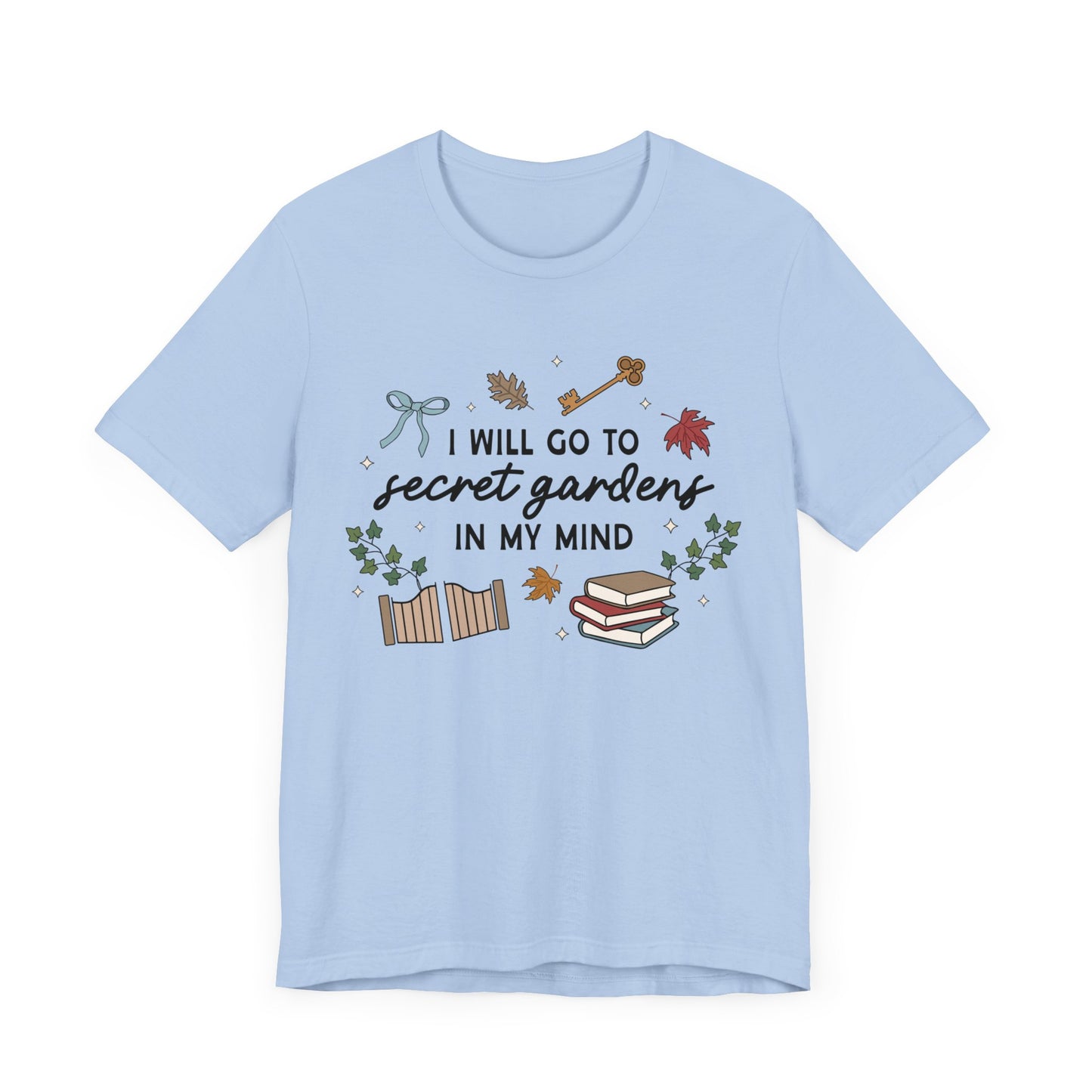 Secret Gardens In My Mind Unisex Jersey Short Sleeve Tee