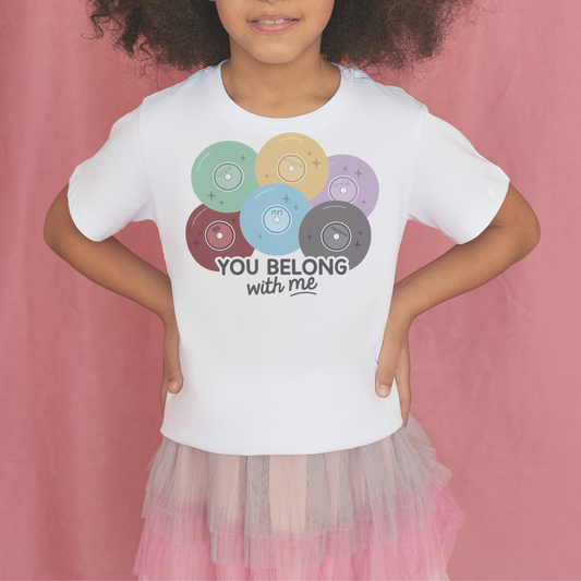 You Belong with Me Youth Short Sleeve Tee