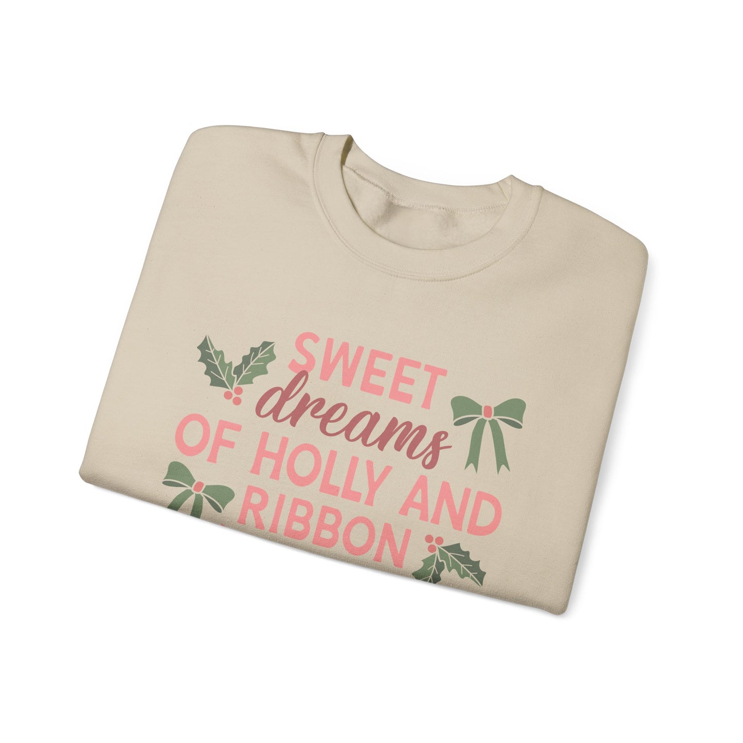 Holly and Ribbon Crewneck Sweatshirt