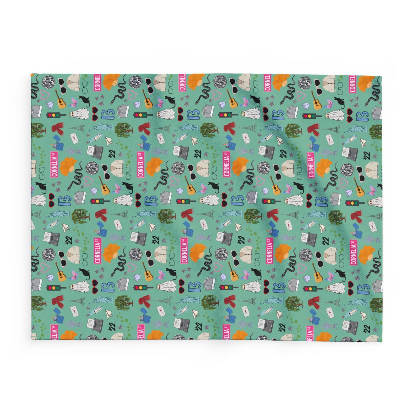 Iconic Eras Arctic Fleece Blanket - Showgirl Green