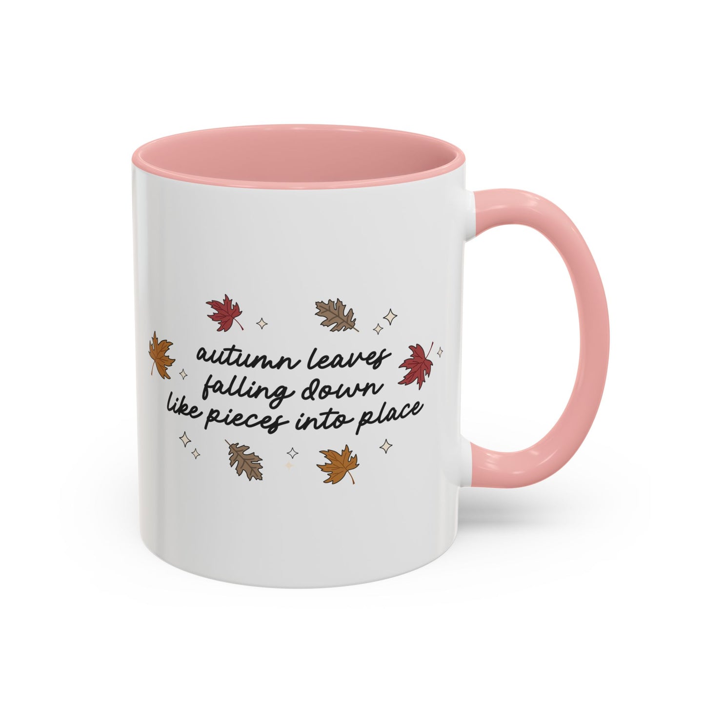 Autumn Leaves Falling Down Coffee Mug, 11oz