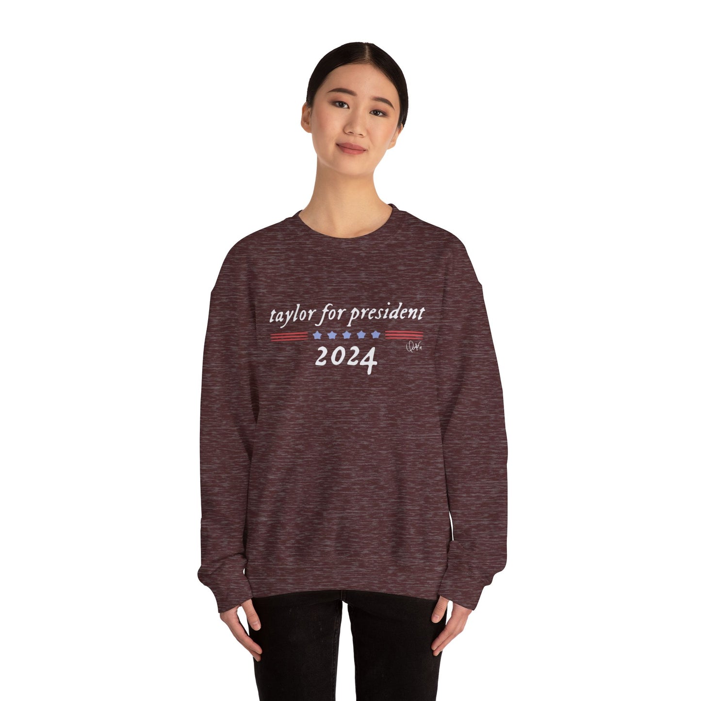 Taylor for President Soft Crewneck Sweatshirt