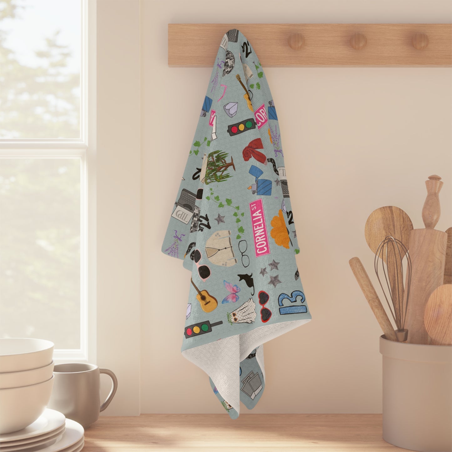 Iconic Eras Tea Towel - Opalite