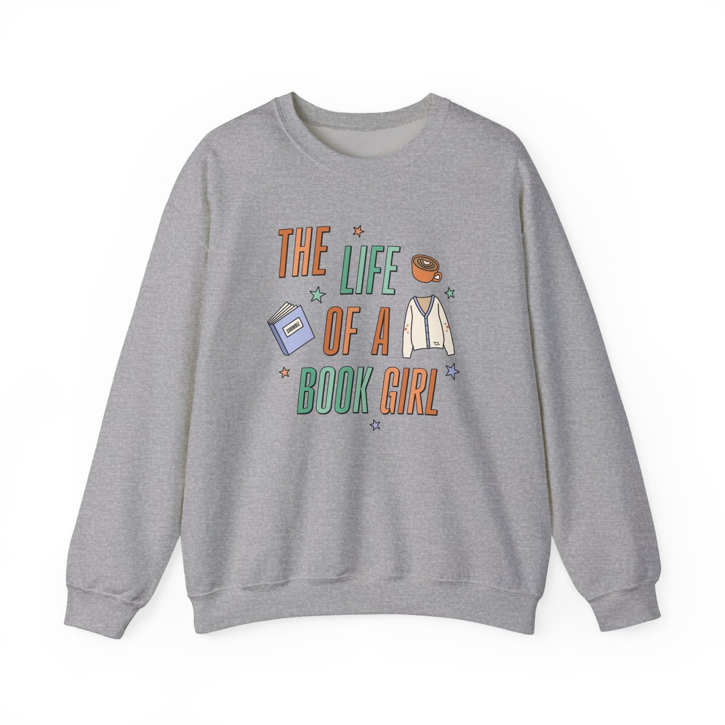The Life of a Book Girl Soft Crewneck Sweatshirt