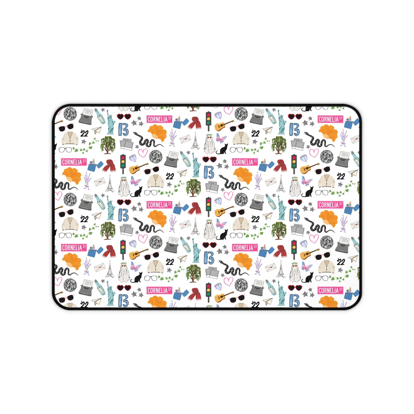 Iconic Eras Desk Mat - Dazzling White