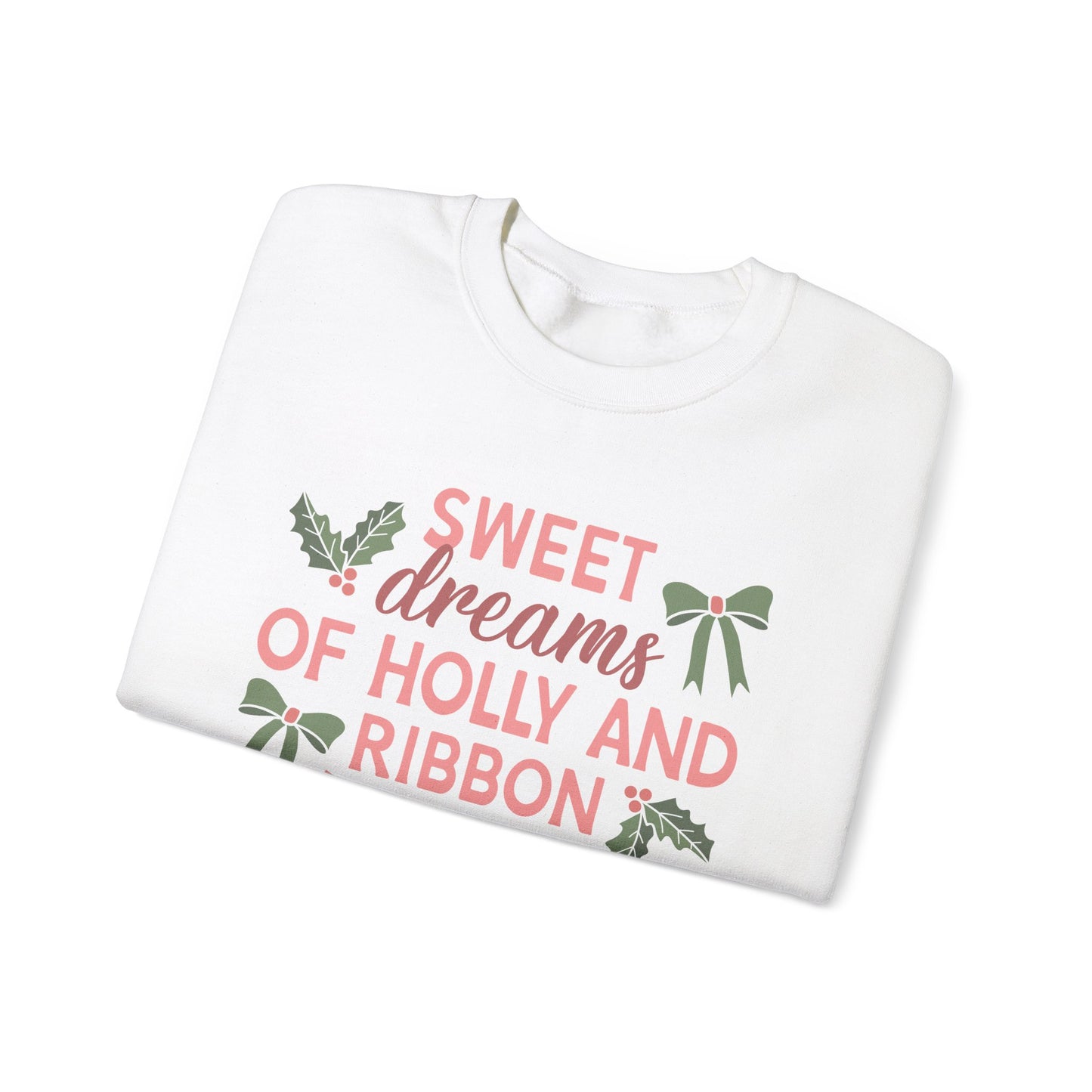 Holly and Ribbon Crewneck Sweatshirt