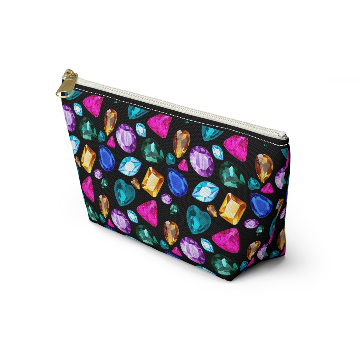 Bejeweled Accessory Pouch - Black