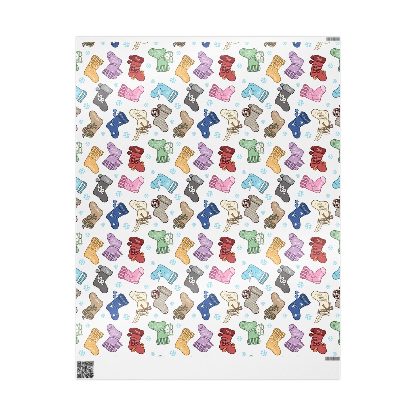 Eras Stockings Christmas Wrapping Paper