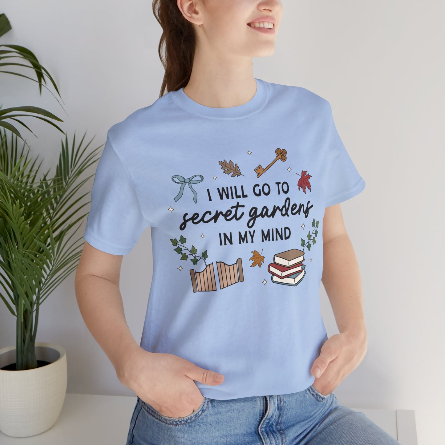 Secret Gardens In My Mind Unisex Jersey Short Sleeve Tee