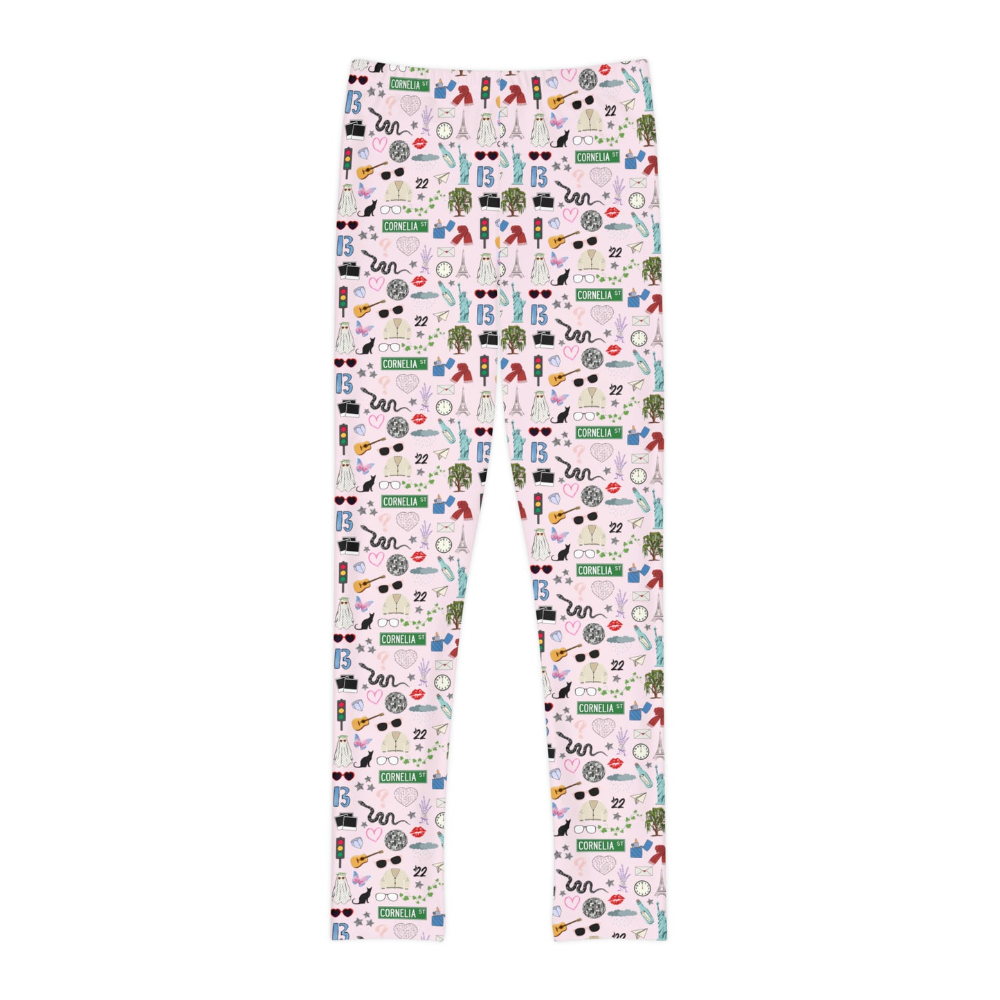 Iconic Eras Youth Leggings - Lover Pink