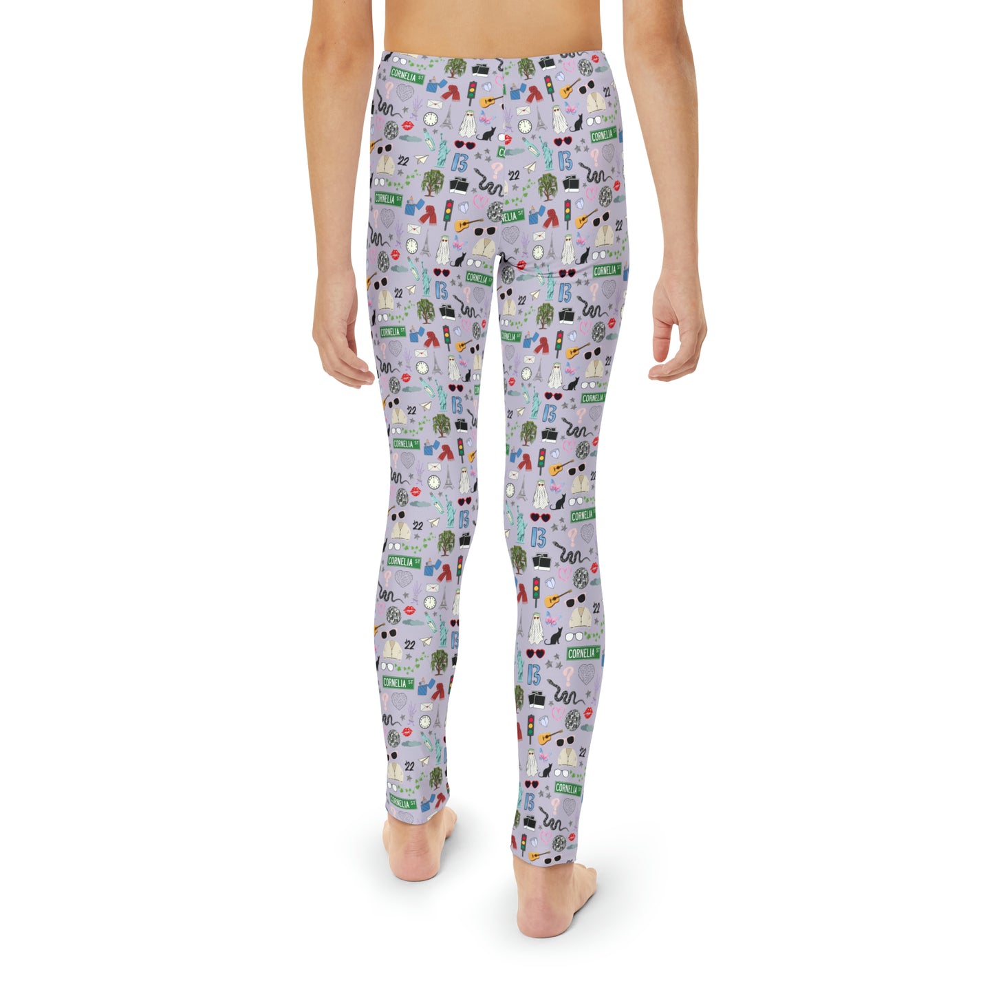 Iconic Eras Youth Leggings - Lavender Haze