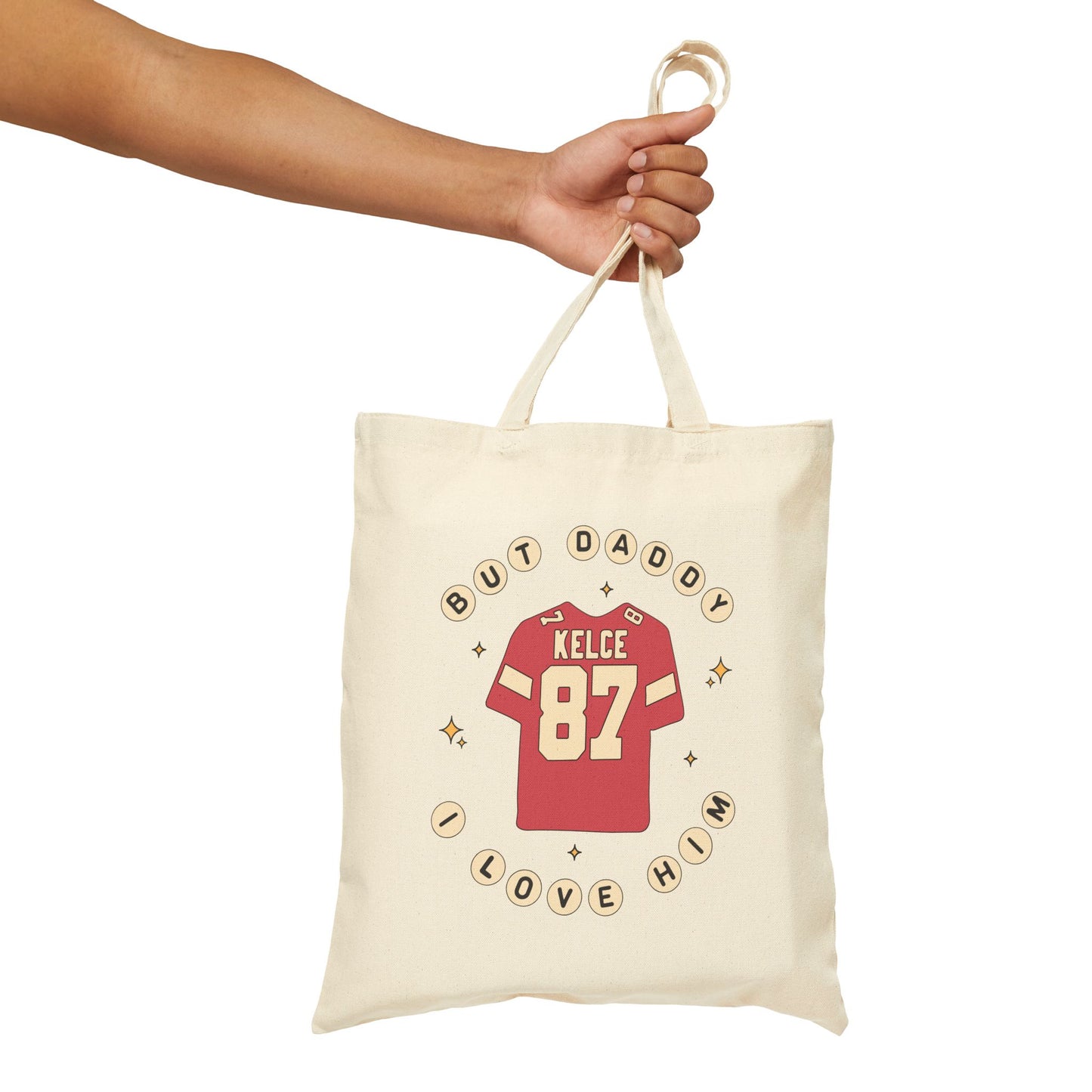 But Daddy I Love 87 Cotton Canvas Tote Bag