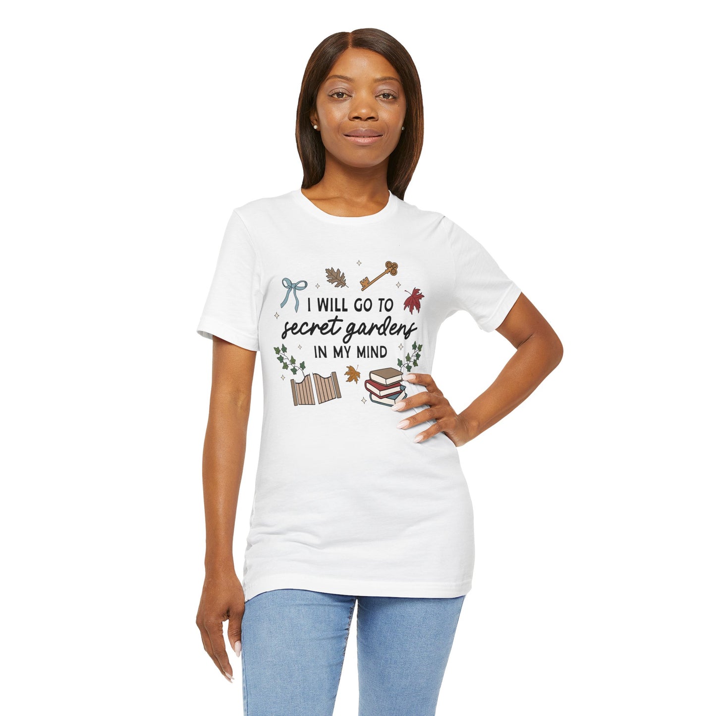 Secret Gardens In My Mind Unisex Jersey Short Sleeve Tee