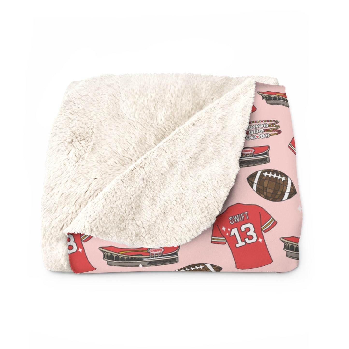 Football Era Sherpa Fleece Blanket