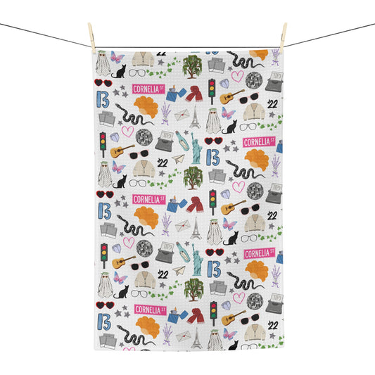 Iconic Eras Tea Towel - Dazzling White