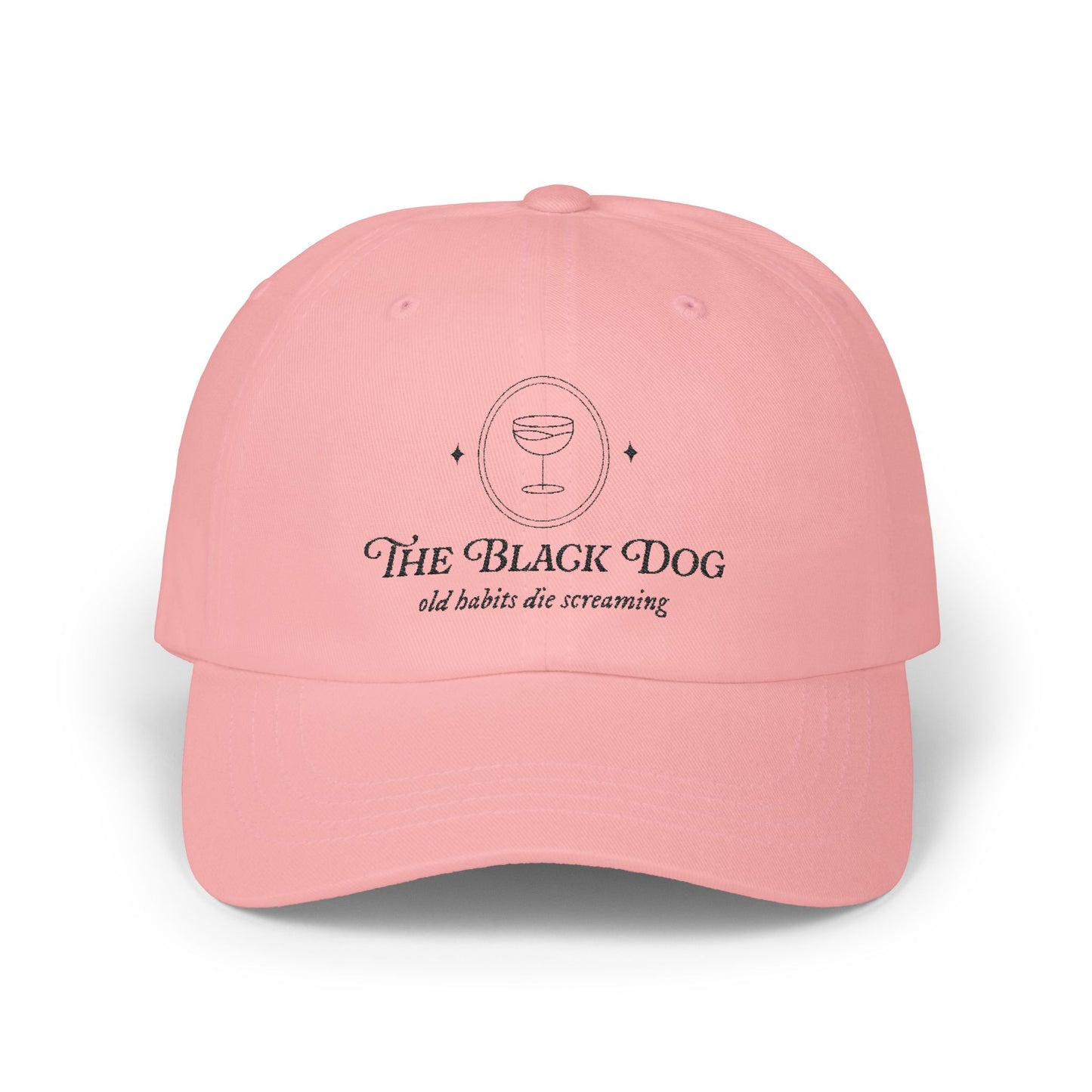 The Black Dog Embroidered Dad Hat