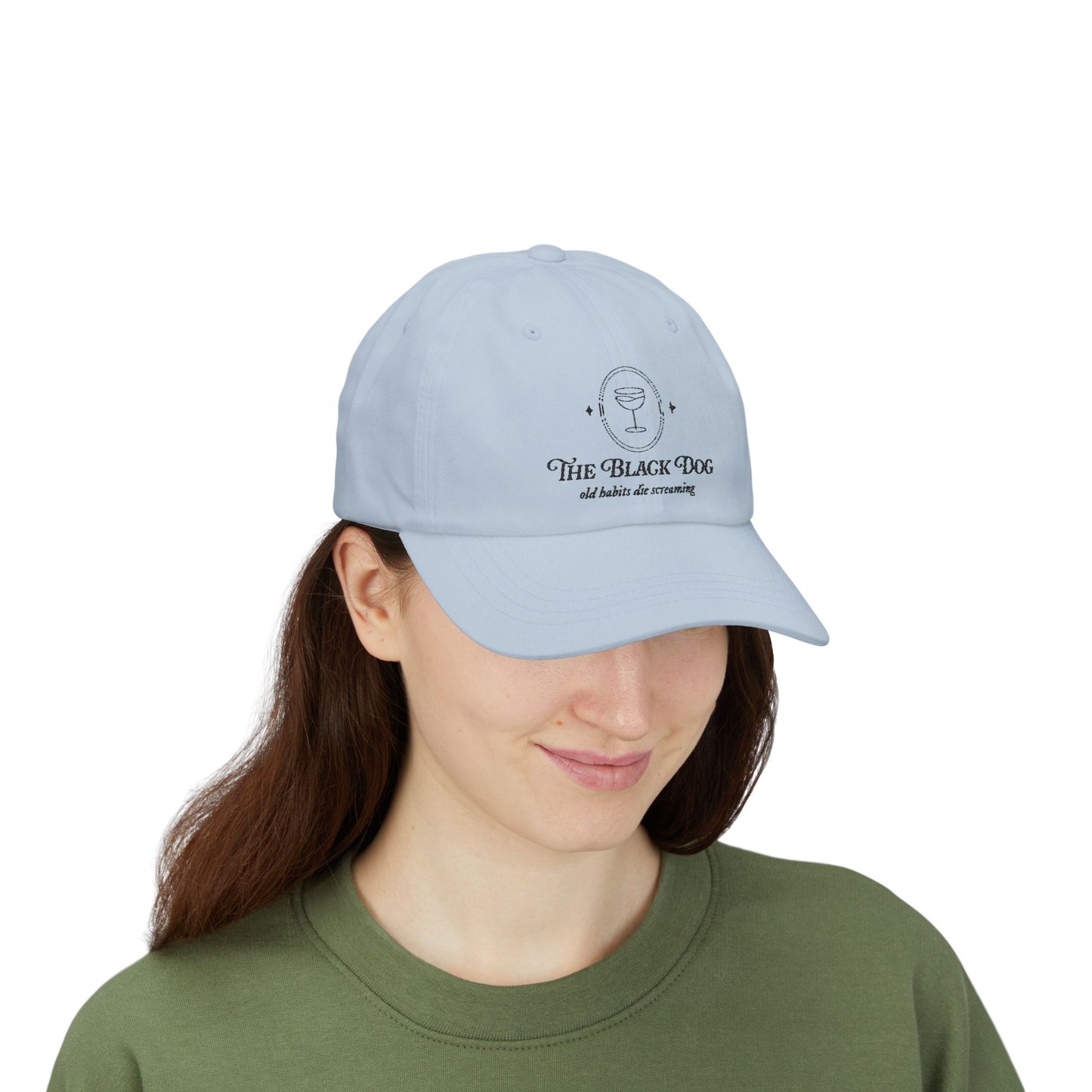 The Black Dog Embroidered Dad Hat