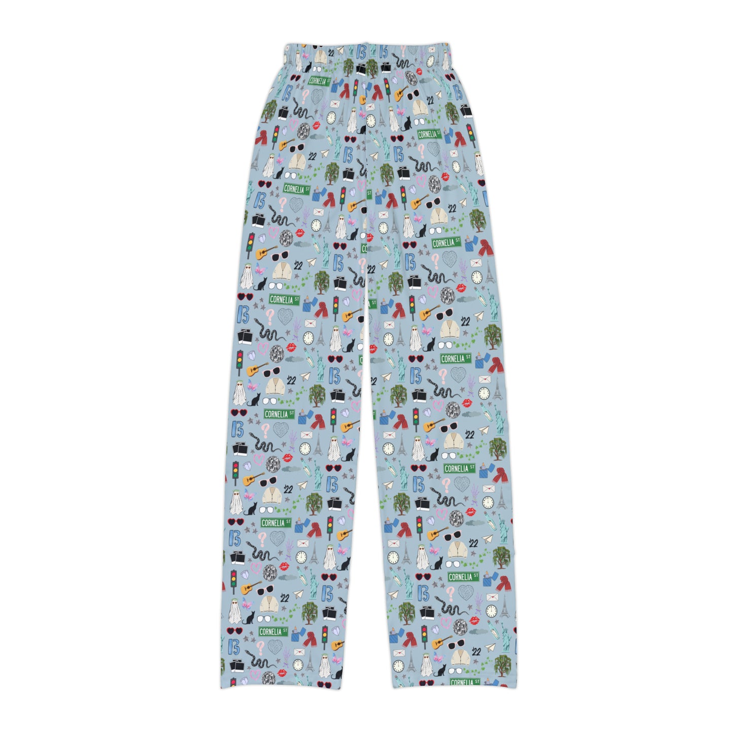 Iconic Eras Kids Pajama Pants - 1989 Blue