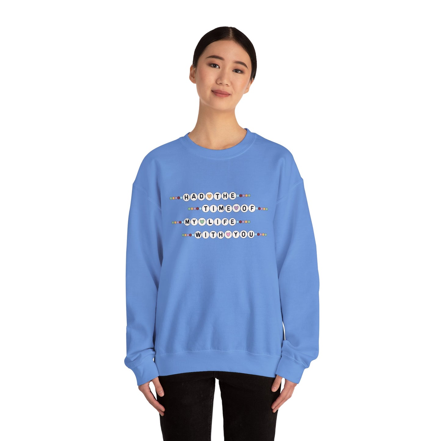 Time of My Life Friendship Bracelet Crewneck Sweatshirt