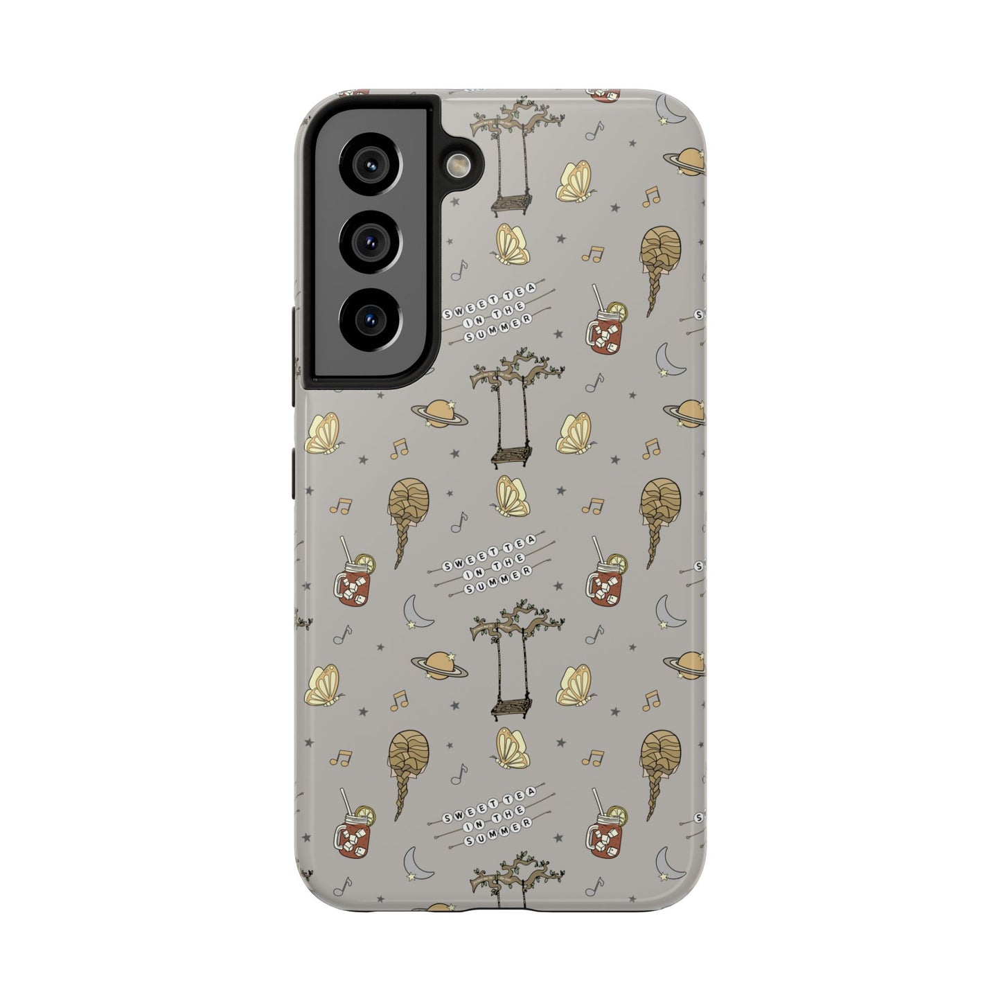 Moon and Saturn Tough Phone Case