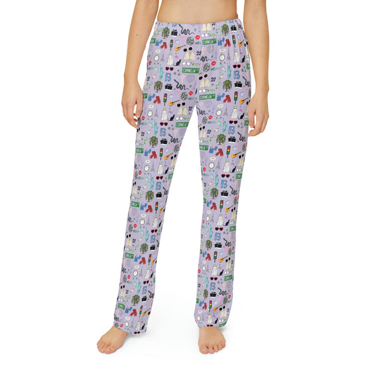 Iconic Eras Kids Pajama Pants - Lavender Haze