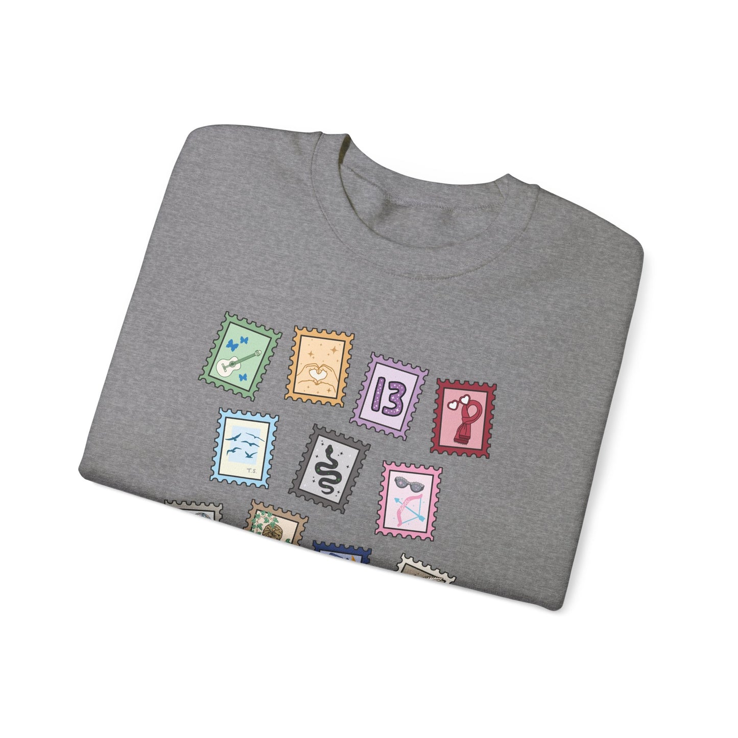 Subtle Eras Stamps Crewneck Sweatshirt