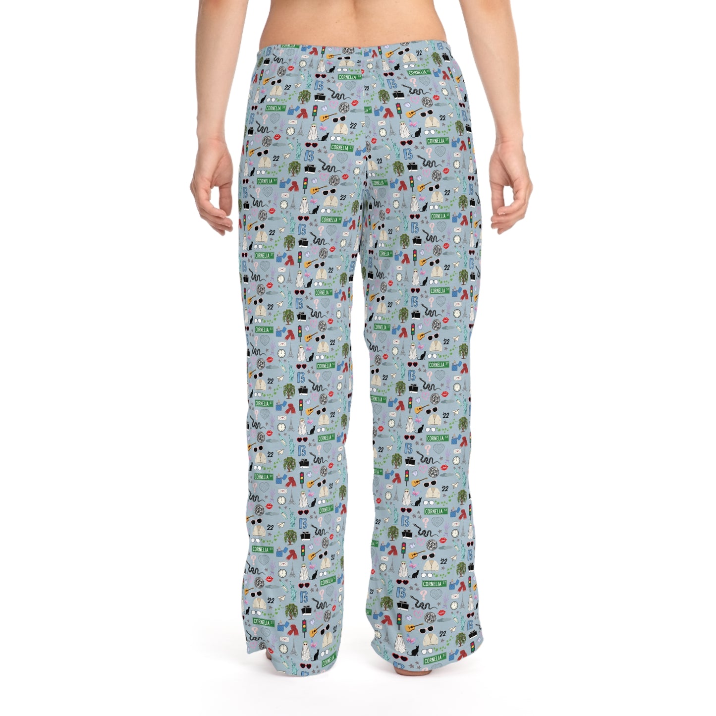 Iconic Eras Women's Pajama Pants - 1989 Blue