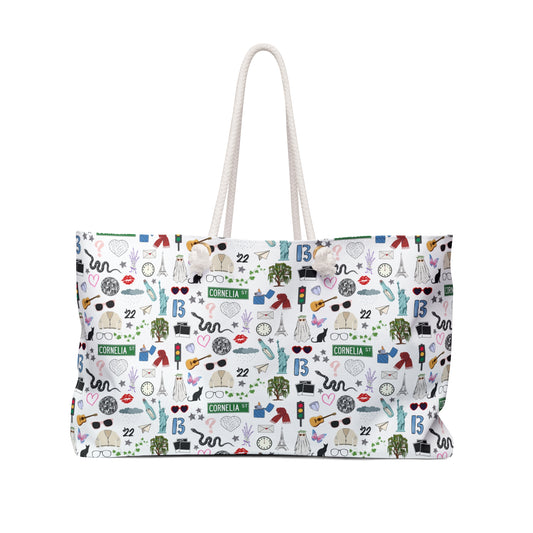 Iconic Eras Weekender Bag - White Horse White