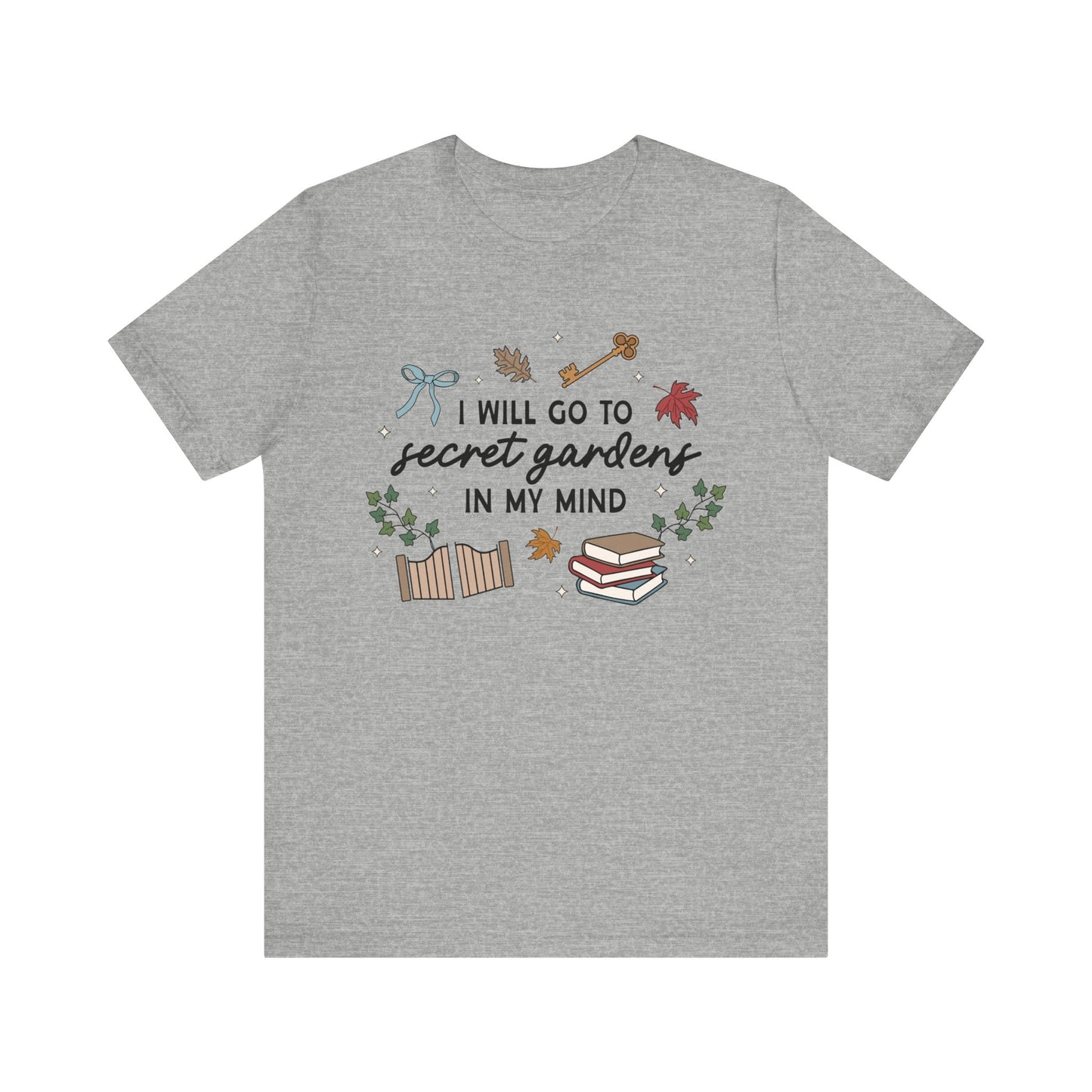 Secret Gardens In My Mind Unisex Jersey Short Sleeve Tee