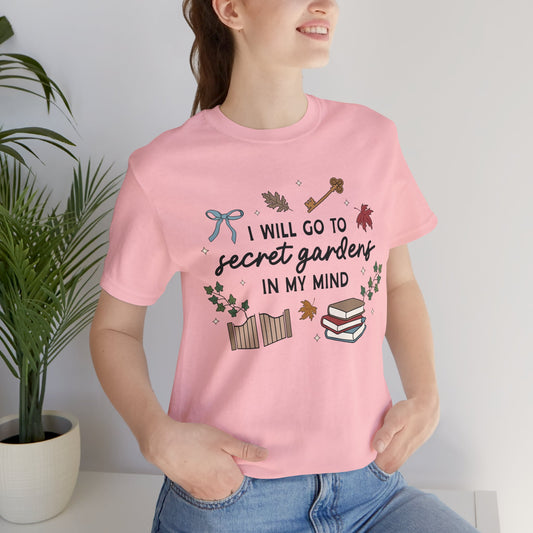 Secret Gardens In My Mind Unisex Jersey Short Sleeve Tee